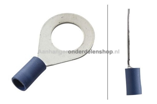 Afbeeldingen van Oogkabelschoen M12 Blauw 10 stuks