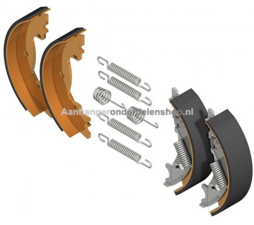Afbeeldingen van Remschoenen Knott Set 16-1365 160x35
