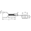 Afbeeldingen van Adereindhulzen Twin 2 x 4.0mm² 100 stuks