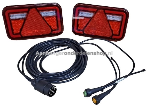 Afbeeldingen van Verlichtingset MultiLED 4  9.5M/DC 20CM