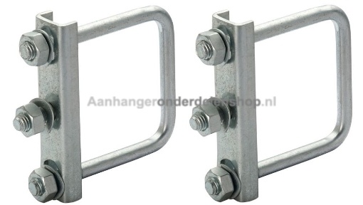 Afbeeldingen van KlembeugelSet Winterhoff 60x60MM