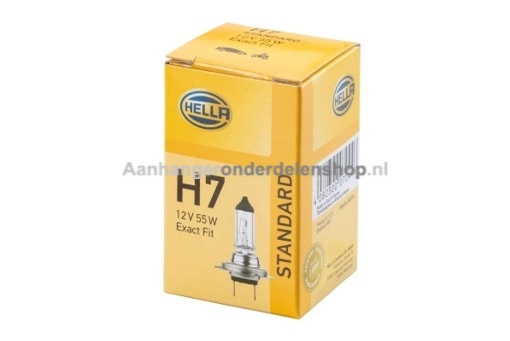 Afbeeldingen van Gloeilamp Hella 12V 55W H7