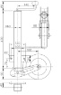 Afbeeldingen van Neuswiel Winterhoff V60MM aut.Opklapbaar