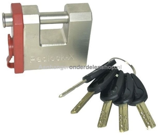 Afbeeldingen van DoubleLock Padlock-X SCM Gekeurd