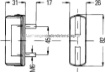 Afbeeldingen van Kentekenlamp Hella 2KA 997.011-001