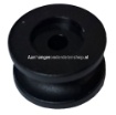 Afbeeldingen van Rondknop, Koordhouder, 2 x 25MM Zwart