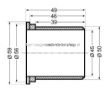 Afbeeldingen van GlijlagerSet Ø45 Knott KF/KR 7.5-20