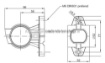 Afbeeldingen van Breedte/Contourlamp LED Fristom FT-140A