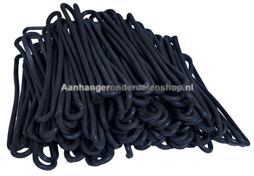 Afbeeldingen van Zeil Elastiek, Spanrubber 25CM 100 Stuks