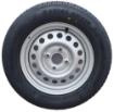 Afbeeldingen van Wiel + Band 145/80R13