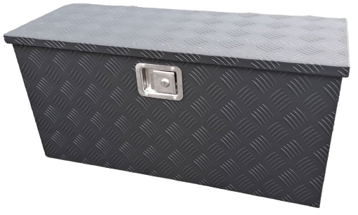 Afbeeldingen van Disselkist 840x310x400MM Aluminium BLACK