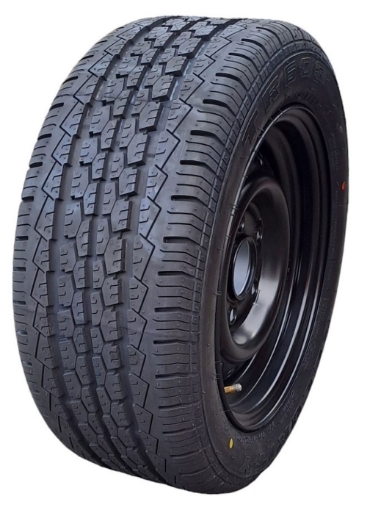 Afbeeldingen van Wiel + Band 195/50R13C ZWART