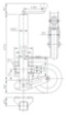 Afbeeldingen van Neuswiel DTR V60MM aut. Opklapbaar 250KG