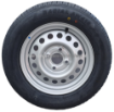 Afbeeldingen van Wiel + Band 145/80R13
