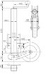 Afbeeldingen van Neuswiel Winterhoff V60MM aut.Opklapbaar