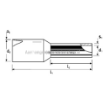 Afbeeldingen van Adereindhulzen  1.0mm²  200 stuks
