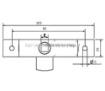 Afbeeldingen van Bakslot 105 x 19MM RVS