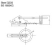Afbeeldingen van Fitting bindrail, Vastzetring ladingrail