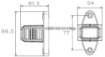 Afbeeldingen van Breedte/Contourlamp LED Superpoint 4 RE