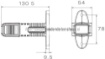 Afbeeldingen van Breedte/Contourlamp LED Superpoint 4 RE