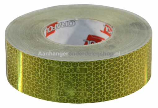 Afbeeldingen van Markeringssticker Geel 50MM /Per Meter