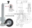 Afbeeldingen van Neuswiel Winterhoff Ø60MM aut.Opklapbaar