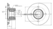Afbeeldingen van Wielnaaf Knott  5 x 112  6B1302.225