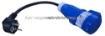 Afbeeldingen van Verloopkabel 40CM 230V AC