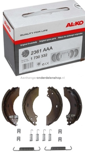 Afbeeldingen van Remschoenenset ALKO 2361 AAA  230 x 60MM
