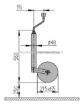 Afbeeldingen van Neuswiel ALKO PLUS  Ø48MM 150KG